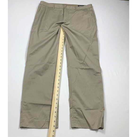 Bonobos Pants Mens 35 x 30 Beige Khaki Workwear Casual Wednesday Straight Leg - Picture 3 of 11